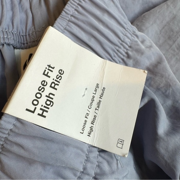 NWT Nike Sportswear Essential Shorts Women's L Blue Loose Fit High-Rise DM6247 - Picture 9 of 11